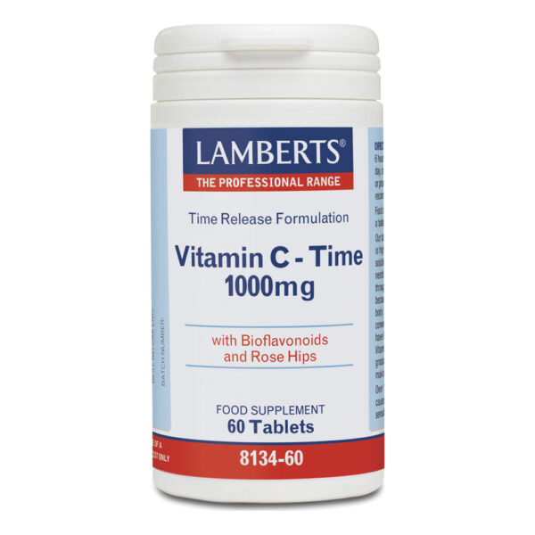 Lamberts Vitamin C Time Release 1000 mg με Bioflavonoids, 60 ταμπλέτες
