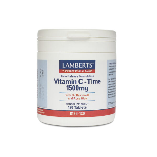 Lamberts Vitamin C Time Release 1500 mg, 120 tablets