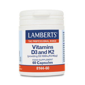 Lamberts VITAMIN D3 & K2 60 κάψουλες