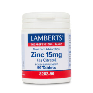 Lamberts ZINC 15 mg (CITRATE), 90 ταμπλέτες