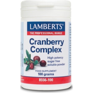 Lamberts Cranberry Complex Powder, Συμπλήρωμα Διατροφής Cranberry σε Σκόνη, 100gr
