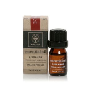 Apivita Essential Oil Cinnamon Αιθέριο Έλαιο Κάνελλα,5ml