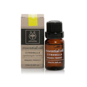 Apivita Essential Oil Citronella Αιθέριο Έλαιο Σιτρονέλα, 10ml