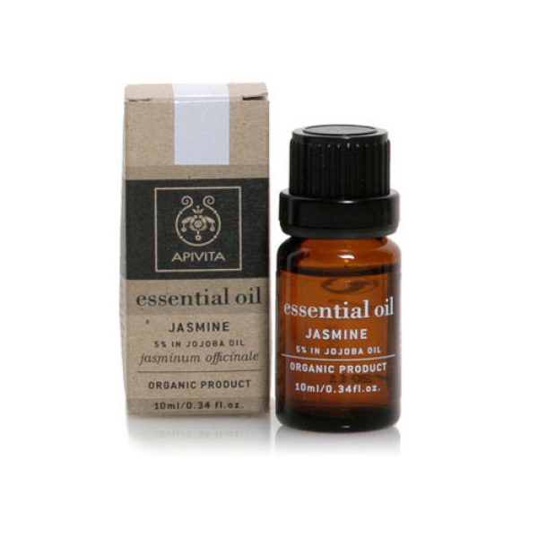 APIVITA Essential Oil Jasmine Αιθέριο έλαιο Γιασεμί / 10% διάλυμα σε λάδι jojoba,10ml