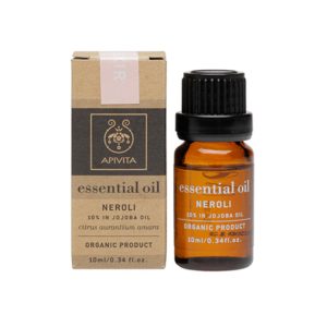 Apivita Essential Oil Neroli Αιθέριο Έλαιο Νέρολι / 10% διάλυμα σε λάδι jojoba, 10ml