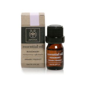 Apivita Essential Oil Rosemary 100% Βιολογικό Αιθέριο Έλαιο Δεντρολίβανο, 5ml