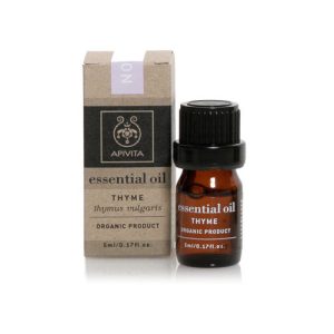 Apivita Essential Oil Thyme 100% Βιολογικό Αιθέριο 'Ελαιο Θυμάρι, 5ml