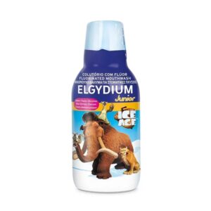 Elgydium Junior Mouthwash Ice Age Καθημερινό φθοριούχο Στοματικό Διάλυμα για παιδιά με γεύση κόκκινων μούρων, 500ml