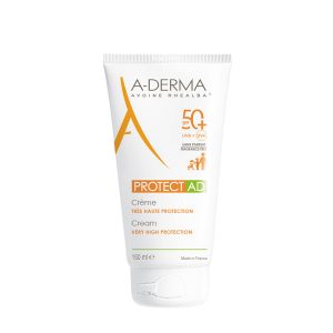 A-Derma Protect AD Creme Tres Haute Protection SPF50+ Αντηλιακή Πολύ Υψηλής Προστασίας για Ατοπικό & Επιρρεπές Δέρμα, 150ml