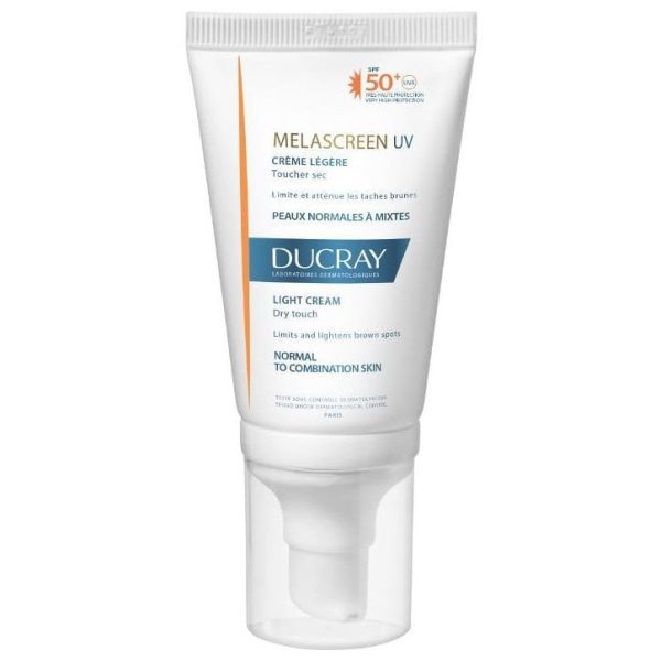 Ducray Melascreen Uv Creme Legere SPF50+ 40ml - Αντηλιακή Κρέμα Προσώπου Ενάντια Στις Καφέ Κηλίδες