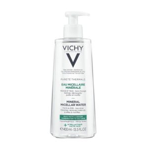 Vichy Purete Thermale Mineral Micellar Water Νερό Micellaire με Μεταλλικά Στοιχεία για Πρόσωπο & Μάτια για Λιπαρές/Μικτές Επιδερμίδες, 400ml