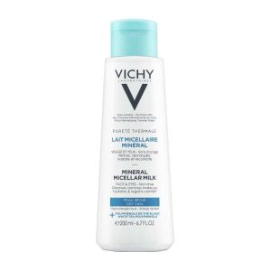 Vichy Purete Thermale Mineral Micellar Milk Γαλάκτωμα Micellaire με Μεταλλικά Στοιχεία για Πρόσωπο & Μάτια για Ξηρή Επιδερμίδα, 200ml
