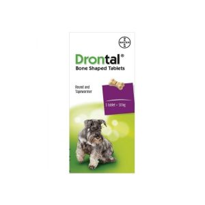 Bayer Drontal Dog Flavour 150/144/50mg Αντιπαρασιτικό Συμπλήρωμα για Σκύλους, 6tabs
