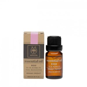 Apivita 5% Essential Oil Αιθέριο Έλαιο Τριαντάφυλλου, 10ml