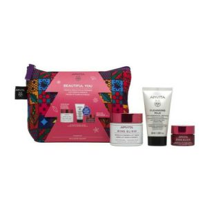 Apivita Beautiful You Wine Elixir Rich Texture 50ml & Δώρο 3in1 Cleansing Milk 50ml & Wine Elixir Night Cream 15ml