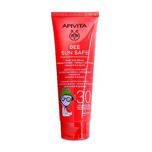 Apivita Bee Sun Safe Baby Sun Cream SPF30 Βρεφική Αντηλιακή Κρέμα Υψηλής Προστασίας με Καλέντουλα Πρόπολη, 100ml