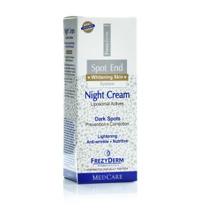 Frezyderm Spot-End Night Cream 50ml, Λευκαντική Κρέμα Νύχτας
