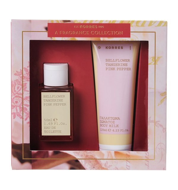 ΚΟΡΡΕΣ Eau De Toilette Set Άρωμα Γυναικείο Bellflower 50ml & Δώρο Γαλάκτωμα Σώματος 125ml