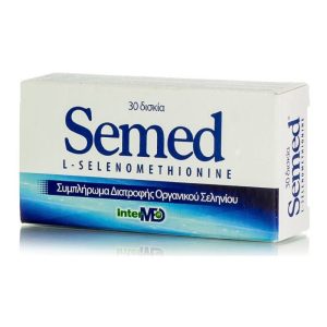 Intermed Semed Οργανικό Σελήνιο 55mg Για Την Προστασία Από Το Οξειδωτικό Στρες 30 Δισκία