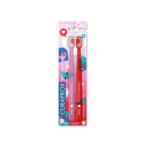 Curaprox Ultra Soft 5460 Duo Love Edition Πολύ Μαλακή Οδοντόβουρτσα, 2τεμ