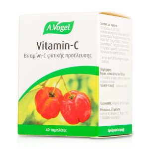 A. Vogel Vitamin C Βιολογική 100% Απορροφήσιμη Βιταμίνη C από Φρέσκια Ασερόλα για Τόνωση του Οργανισμού & Ενίσχυση του Ανοσοποιητικού