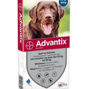 Advantix Spot-On Διάλυμα Για Σκύλους Από 25-40Kg, 4 Πιπέτες