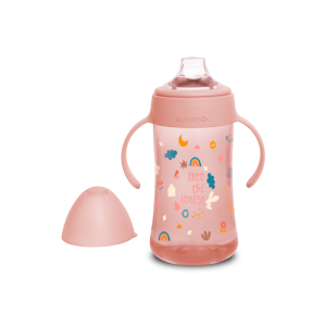 SUAVINEX ΔΕΥΤΕΡΟ ΜΠΟΥΚΑΛΙ ΜΕ ΛΑΒΕΣ PINK FOREST 270ML (315799