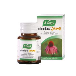 A. Vogel Echinaforce Junior 120 Μασώμενες Ταμπλέτες - Παιδικό Συμπλήρωμα Για Την Αντιμετώπιση Των Κρυολογημάτων Με Γεύση Πορτοκάλι