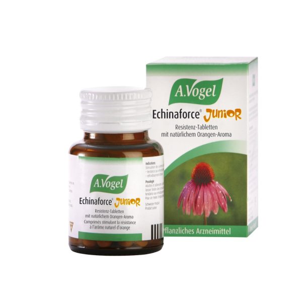 A. Vogel Echinaforce Junior 120 Μασώμενες Ταμπλέτες - Παιδικό Συμπλήρωμα Για Την Αντιμετώπιση Των Κρυολογημάτων Με Γεύση Πορτοκάλι