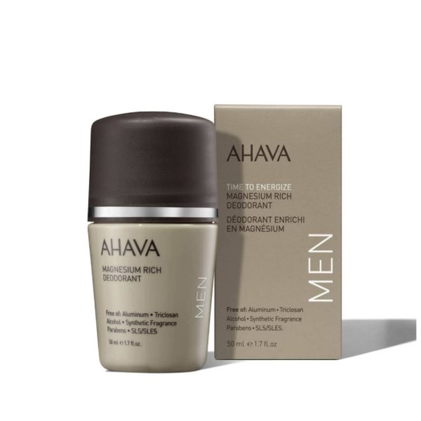 Ahava Time to Energize Roll On Mineral Deodorant Roll-On, 50ml