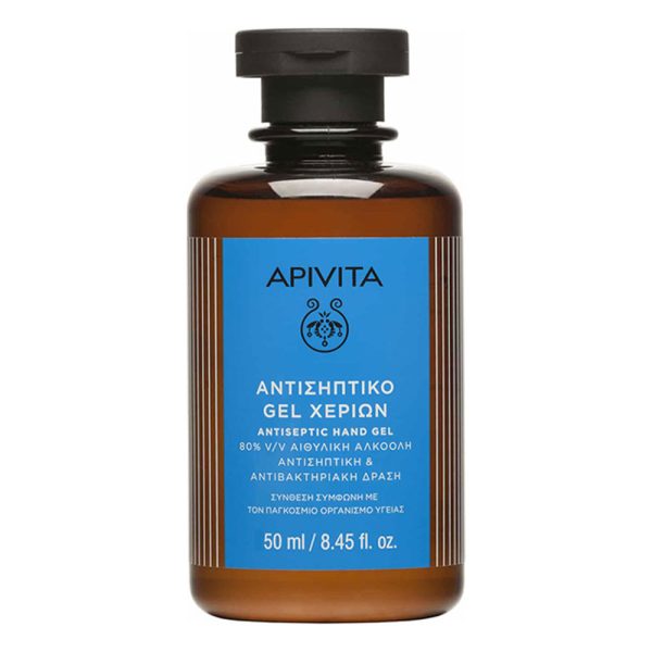 Apivita Hand Antiseptic Gel Αντισηπτικό Gel Χεριών, 50ml