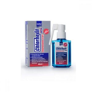 Intermed Chlorhexil 0.20% Spray 60ml, Αντιμικροβιακή Προστασία & Ανακούφιση Στοματοφαρυγγικής Κοιλότητας