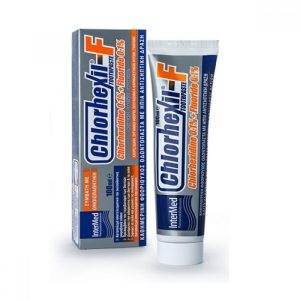 Intermed Chlorhexil F Toothpaste 100ml, Αντιβακτηριδιακή Φθοριούχος Οδοντόκρεμα