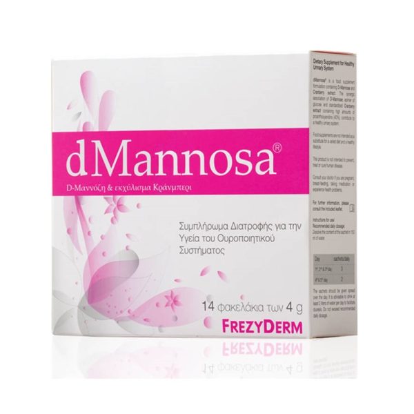 Frezyderm Dmannosa 14 φακελλάκια, Συμπλήρωμα Διατροφής για το Ουροποιητικό Σύστημα