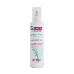 Froika AC AHA 10 Emulsion 125ml, Αναπλαστικό Γαλάκτωμα για Λιπαρή Επιδερμίδα με Ατέλειες