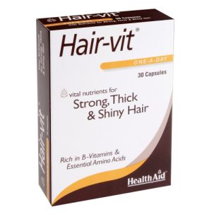 Health Aid Hair Vit 30caps, Μαλλιά - Κατά της Τριχόπτωσης