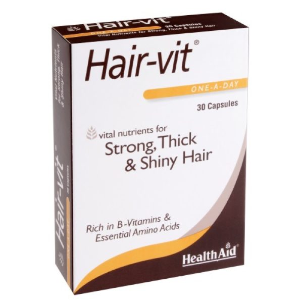Health Aid Hair Vit 30caps, Μαλλιά - Κατά της Τριχόπτωσης