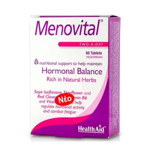 Health Aid Menovital Hormonal Balance, Συμπλήρωμα για την Εμμηνόπαυση, 60tabs