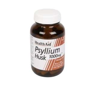 Health Aid Psyllium Husk 1000mg 60 caps, Γαστρεντερικές Διαταραχές