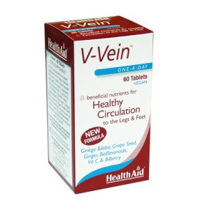 Health Aid V Vein 60tab, Κυκλοφοριακό - Καρδιά