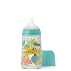 SUAVINEX ΜΠΙΜΠΕΡΟ ΠΛΑΣΤΙΚΟ JUNGLE ΠΡΑΣΙΝΟ 270ML