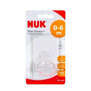 Nuk First Choice + Θηλή Σιλικόνης Με Βαλβίδα Για Νερό & Τσάϊ 0-6M+