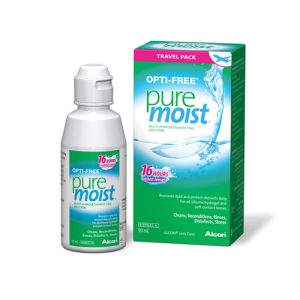Alcon Opti free Pure Moist Hydraglyde Travel Pack Υγρό Φακών Επαφής, 90ml