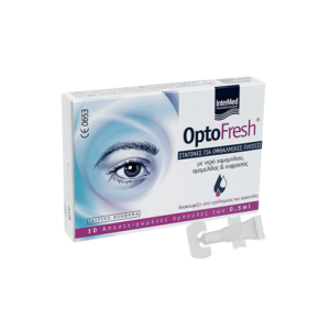 Intermed Optofresh Eye Wash Drops 10x5ml, Σταγόνες Για Οφθαλμικές Πλύσεις