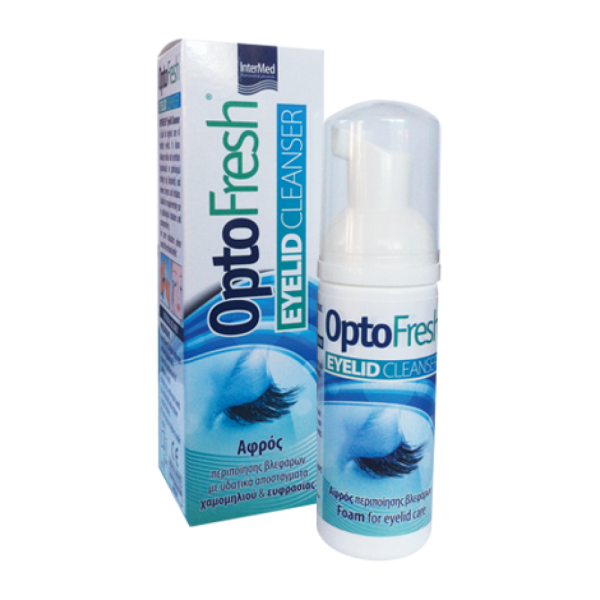 Intermed Optofresh Eyelid Cleanser Αφρός Περιποίησης Βλεφάρων, 50ml