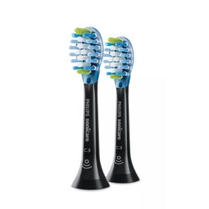 Philips Sonicare C3 Premium Plaque Defence HX9042/33 2τεμ, Ανταλλακτικές Κεφαλές Οδοντόβουρτσας Μαύρες