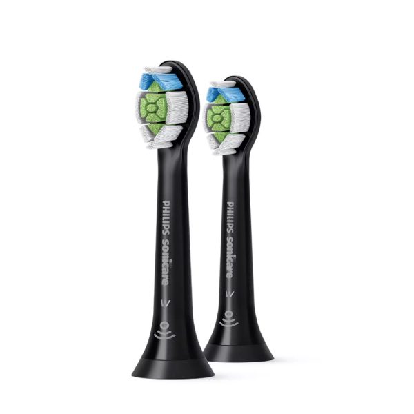 Philips Sonicare W2 Optimal Black HX6062/13 2τεμ, Ανταλλακτικές Κεφαλές Οδοντόβουρτσας Μαύρες