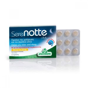 Specchiasol Serenotte Plus 30 tabs, Συμπλήρωμα Διατροφής για την Αϋπνία