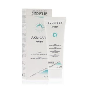 Synchroline Aknicare Cream 50ml, Λεπτόρρευστη Κρέμα Προσώπου με Σμηγματορρυθμιστική & Ενυδατική Δράση