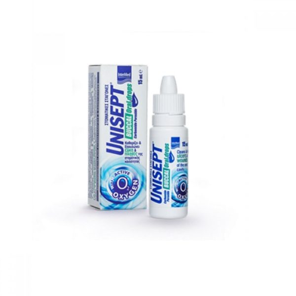 Intermed Unisept Buccal Care Drops 15ml, Στοματικές Σταγόνες